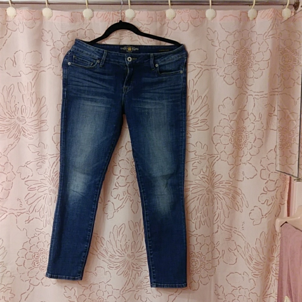 Lucky Brand stretchy denim capri